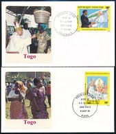 1985 II. János Pál Pápa Záróértékek Mi 1880-1881 2 Db FDC-n - Autres & Non Classés