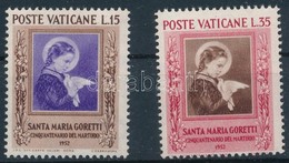 ** 1953 Goretti Szent Mária Mi 190-191 - Sonstige & Ohne Zuordnung