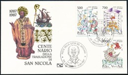 1987 Szent Sor FDC-n,
Saints
Mi 934-936 - Altri & Non Classificati