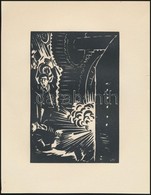 Frans Masereel (1889-1972): Munkahelyi Baleset, Fametszet, Papír, Jelzett A Metszeten, 16×11 Cm - Altri & Non Classificati