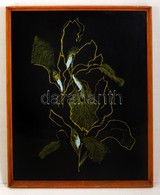 Szántó Piroska (1913-1998): Virágszirom. Pasztell, Papír, Jelzett, üvegezett Keretben, 64×46 Cm - Sonstige & Ohne Zuordnung