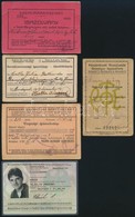 1917-1994 Vegyes Igazolvány Tétel: Margitsziget Belépő, Személyazonossági Igazolvány, Pénzintézeti Tisztviselők Országos - Unclassified