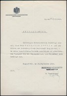 1929 Magyaróvár, Az Esterházy-uradalom Igazolása Az Uradalmon Végzett önkéntes Munkáról, Német Nyelven, Fejléces Papíron - Non Classificati