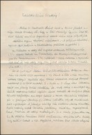 1923 Dr. Jendrassik Loránd (1896-1970) Orvos, Fiziológus, Egyetemi Tanár, Kézzel írt Levele A Felső Oktatásügyi Egyesüle - Sin Clasificación