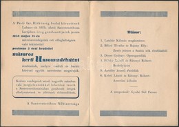 1950 Budai Izraelita Aggok és árvák II. Labanc úti Intézményének Meghívója - Andere & Zonder Classificatie