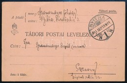 1914 Brandmayer (Bántay) Alfréd Vezérkari Kapitánynak, A 6. Vegyesdandár Parancsnokának Saját Kézzel írt Tábori Levelező - Non Classificati