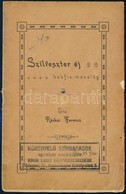 1902 Ráskai Ferenc: Szilveszter éj. Bakfis Monológ. Komárom, 1902, Schönwald Tivadar, 8 P. Kiadói Papírkötés. - Unclassified