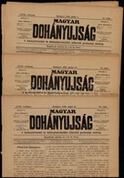 1910 A Magyar Dohányujság 17. évf. Három Lapszáma (10., 12., 13.), érdekes írásokkal - Non Classificati