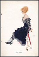 Cca 1920 Raphael Kirchner: Cupido Foglya, Art Deco Nyomat A Sketch Magazinból, 29x19,5 Cm - Non Classificati