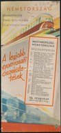 1938 Magyarország - Németország, A Legjobb Gyorsvonati összeköttetések Prospektus - Ohne Zuordnung