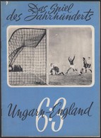 1953 Das Spiel Des Jahrhunderts, Ungarn-England 6:3. Budapest, Ungarisches Bulletin. Német Nyelvű Ismertető Füzet Az Ara - Non Classés