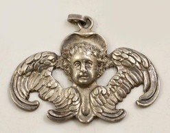 Angyal Medál, Ezüst / Silver Angel Medal 14 G - Altri & Non Classificati