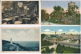 ** * 16 Db RÉGI Vegyes Képeslap Egy Képeslap Leporello Füzettel / 16 Pre-1945 Mixed Postcards With One Leporello Booklet - Unclassified