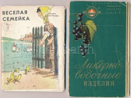 ** 1 Db MODERN Szovjet Mese Képeslap Sorozat 18 Lappal és Egy Szovjet Reklám Prospektus / A Modern Soviet Postcard Serie - Non Classificati