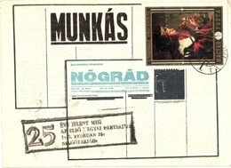 ** 6 Db Modern újság Motívumlap, Közte 1 Régi Fotó / 6 Modern Newspaper Motive Cards, Among Them 1 Pre-1945 Photo - Non Classés