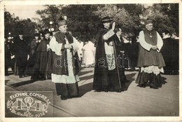 * T2 1938 Budapest, XXXIV. Nemzetközi Eucharisztikus Kongresszus, Pacelli Bíboros (a Későbbi XII. Piusz Pápa) áldást Osz - Unclassified