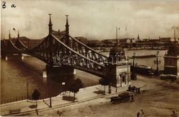 T2 Budapest, Ferenc József-híd, Budai Hídfő, Villamos, Automobile - Unclassified
