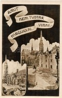 ** T1 Budapest I. Mátyás Templom épen és Lerombolva, 'Amit Nem Tudtak Magukkal Vinni...', 'Újjáépítjük Magyarországot' M - Non Classés