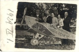 * T2 1929 Budapest II. Máriaremete, Aero Express Máriaremete, Humoros Repülős üdvözlet Hölgyekkel és Urakkal. Photo - Non Classés