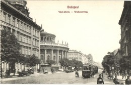 ** T1 Budapest VI. Váci Körút (ma Bajcsy-Zsilinszky út), Bazilika, Villamos, Utcaseprő - Non Classés