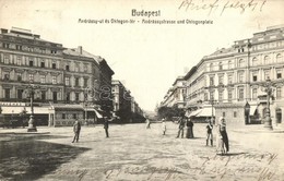 T2/T3 1910 Budapest VI. Andrássy út, Oktogon Tér, Kávéház, 'Magyar Szó' Szerkesztősége és Kiadóhivatala (EK) - Non Classificati