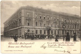 T2/T3 1900 Budapest VI. Zirczi-féle Nőnevelde Az Andrássy úton / Zirczi'sches Mädchen-Institut (EK) - Ohne Zuordnung