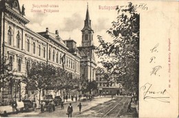 * T3 1902 Budapest VI. Nagymező Utca, Szent Teréz Templom. Divald Károly 44. Sz. (kopott Sarok / Worn Corner) - Non Classificati