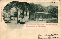 T2/T3 Budapest XII. Zugliget, Disznófő-forrás és Vendéglő; Divald Károly (EK) - Unclassified