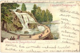 T2/T3 Budapest XIII. Margitsziget, Margit Forrás A Szigeten, Kosmos Litho S: Geiger R. (EB) - Unclassified