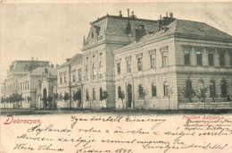 T2 1899 Debrecen, Pavilon Gyalogsági Laktanya - Unclassified