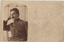 * T2 1916 Sopron, Dr. Szilvási Gyula (1881-1937) Főorvos és Tanár Katonakori Fotója, Hátoldalon Saját Kezű írásával Aláí - Non Classés