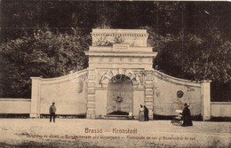 * T2/T3 Brassó, Kronstadt, Brasov; Vársétány és Vízmű / Burgpromeande, Wasserwerk. Buchhandlung Ciurcu 141. / Rezervoaru - Non Classés