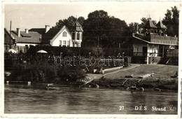 T2/T3 Dés, Dej; Strand, Illusztráció Fényképsokszorosító Szamosúvár / Beach (EK) - Non Classificati