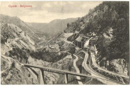 * T2 Gyalár, Ghelari; Retyisórai Bányavasúti Völgyhíd, ércrakodó, Adler Fényirda 1907 / Retisoara Mine Railway - Unclassified