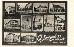 T2 Kolozsvár, Cluj; Református Intézmények, Kórház, Teologia, Szeretetház, Leánygimnázium, Kollégiumok, Templomok / Luth - Unclassified