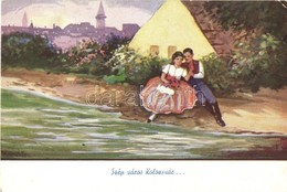 T3 Kolozsvár, Cluj; Szerelmespár A Szamos Partján / Romantic Couple On The Riverside, S: Bernát (EK) - Non Classificati
