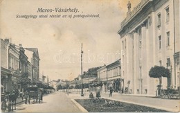 T2 Marosvásárhely, Szentgyörgy Utca, Új Postapalota, Kiadja Révész Béla / Street, Postal Palace - Ohne Zuordnung