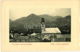 ** T4 Nagybánya, Baia Mare; Látkép A Református Templommal. W. L. Bp. 6040. Kiadja Krizsanovszky Lőrinc / General View W - Unclassified