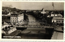 T2/T3 Nagyvárad, Oradea; Híd, Zsinagóga, Friedmann üzlete, Deutsch Szövetbolt / Bridge, Synagogue, Shops - Non Classificati