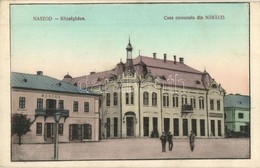 ** T2 Naszód, Nasaud; Községháza (városháza), Kiadja Káhán Eliás / Town Hall - Unclassified