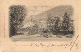 T2 1904 Ojtozi-szoros, Pasul Oituz; Látkép, Rákóczi Vár, Benkő M. Kiadása / General View, Castle - Non Classificati