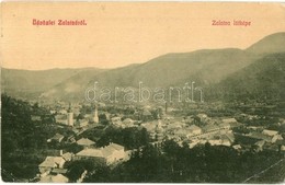 T2/T3 Zalatna, Zlatna; Látkép, Templomok. W. L. (?) 3200. Kiadja Baik Traján / General View, Churches (EK) - Non Classificati