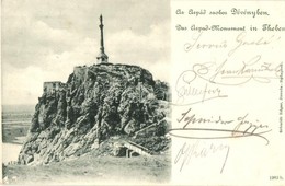 T2 1899 Dévény, Theben, Devín (Pozsony, Bratislava); Árpád Szobor / Monument - Non Classés