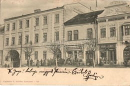 T2 1903 Eperjes, Presov; Királyi Törvényszék, Sóska János üzlete, Cattarino S. Könyvesboltja és Saját Kiadása / Court Of - Non Classés