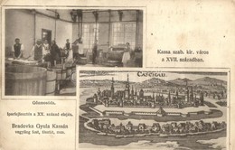 * T2/T3 Kassa, Kosice; A XVII. Században, Iparfejlesztés A XX. Században, Bradovka Gyula Gőzmosodája, Belső Munkásokkal. - Non Classificati