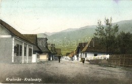 T2/T3 1916 Kralován, Kralovany; Utcakép / Street View - Ohne Zuordnung