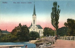 ** T2 Ruttka, Vrutky; Római Katolikus Templom, Híd / Church, Bridge - Non Classificati