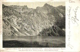 T2 Tátra, Tatry; Tengerszem Tó és Csúcs, Dénes. Feitzinger Ede 291. / Czarny Staw Z Deneszem I. Rysami / Mountain Peaks, - Ohne Zuordnung