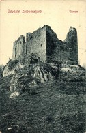 T2 Znióváralja, Klastor Pod Znievom; Várrom. W. L. Bp. 5905. Kiadja Wagner Arthur / Znievsky Hrad / Castle Ruins - Non Classés