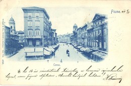 T2/T3 1899 Fiume, Corso / Street View (EK) - Zonder Classificatie